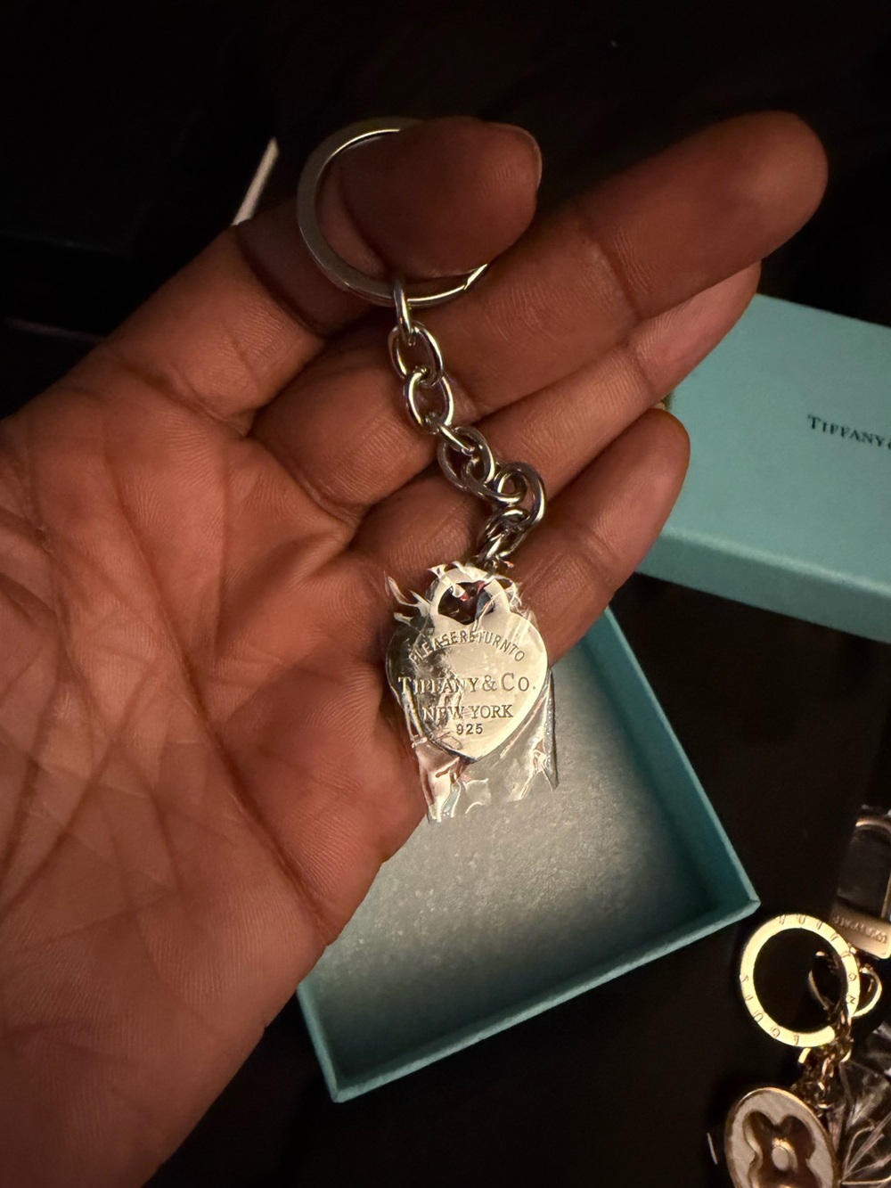 Inspired Heart Tag Keyring - Picture 3 of 4
